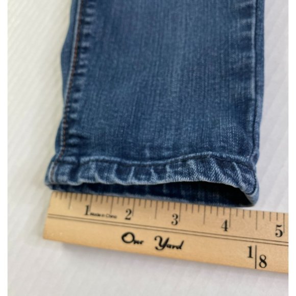 Kenzie Womens Blue Medium Wash You Look Pretty Skinny 5-pocket Jean Size 27 - Picture 10 of 10